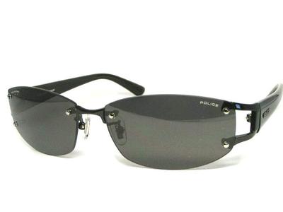 Police Polarized Sunglasses POLICE SPLC60J 530P 59 with Case UV Protection No Rim Two Point Japan Model 2021 Model Oval Titanium Combination Frame