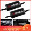 2025 Caliente 2 uds. Fibra de Carbono Almohada Reposacabezas para Cuello de Coche Accesorios para Automóvil para Mazda 2 3 5 6 Axela Atenza Speed 6 CX-3 CX-4 CX 5 CX-7