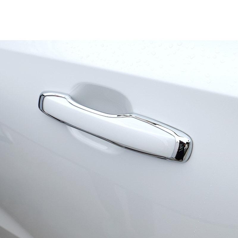 Pro Volvo XC60 XC90 S90 V90 CC 2018 Kryt rámu vnější kliky dveří vozu ABS Chromovaný Dekorativní doplněk