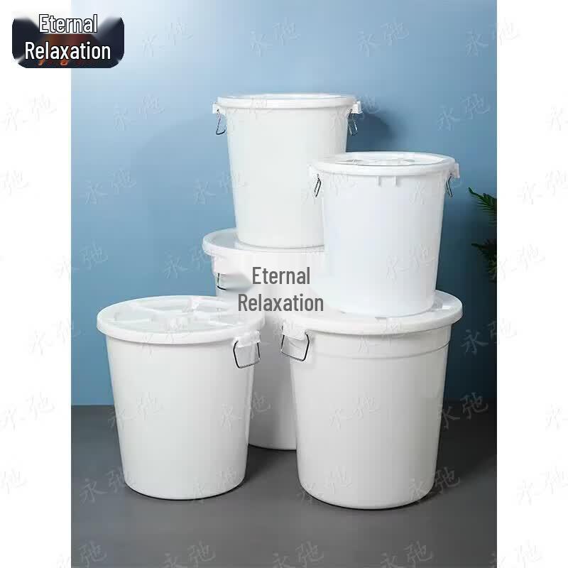 Yongchi 100L Thickened Plastic Storage Bucket with Lid