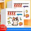 Brain Development Sticker Book: Enhance Whole Brain Thinking for 2-6 Year Olds – Boost Concentration, Math, and Logic Skills.