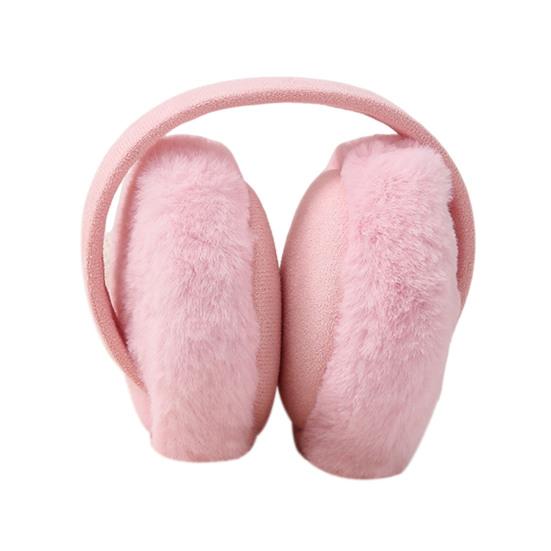 Winter Fuzzy Earmuff Cute Fluffy Faux Fur Earmuff Foldable Furry Ear Warmers for Women Men Girls Boys Jogging Skiing