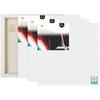 Variety Canvas 4 X 4 Inch 3 Piece Pre Stretched Canvas Board For Painting With Wooden Frame