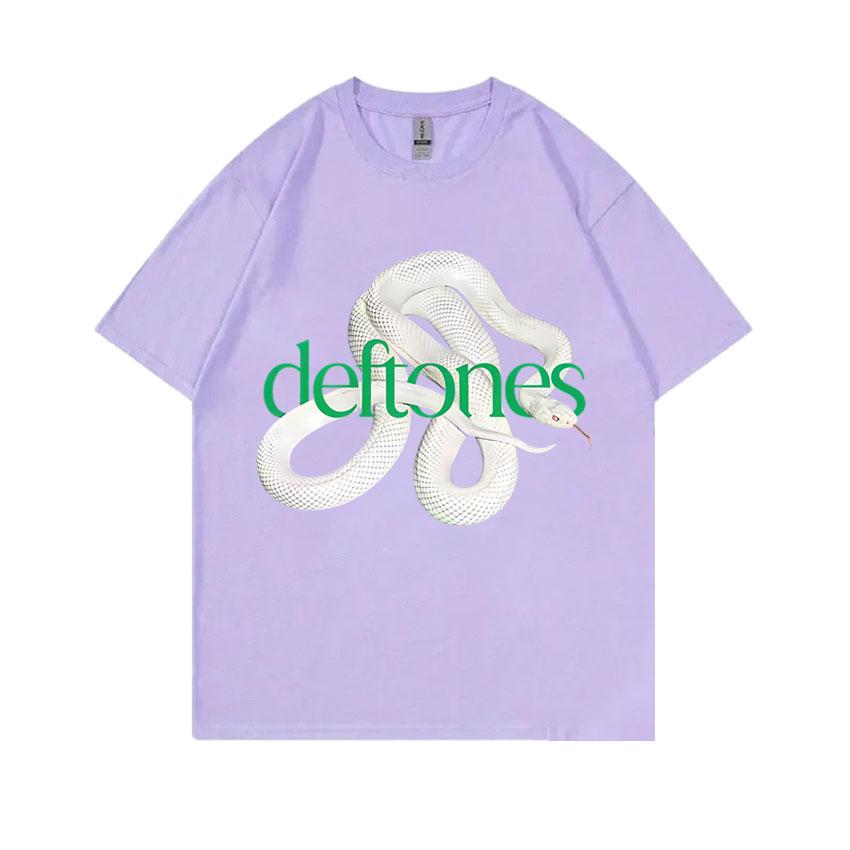 Футболка Deftones Deftones Футболка Private Music Змея Графика Футболки Мужские Женские Винтажные Альтернатива Хэви-метал Оверсайз Футболка Топы S