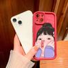 Soft Silicone Square Ladders Cartoon Pattern Full Cover Camera Protection Shockproof Case for Huawei Honor Xiaomi Redmi Samsung