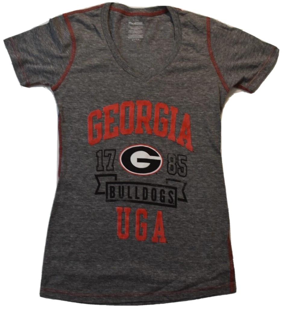 Pro Edge Juniors Georgia Bulldogs UGA 1785 Gray Shirt New S-XL M