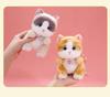 Calico Cat Plush Doll Keychain - Cute & Comforting Birthday Gift