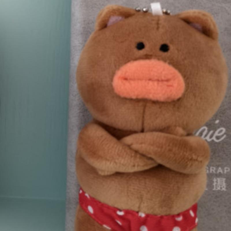 

New Funny And Cute Bear Plush Doll Bag Pendant Small Plush Doll Toy 10-12CM Multiple Styles Cartoon Stuffed Doll For Kid