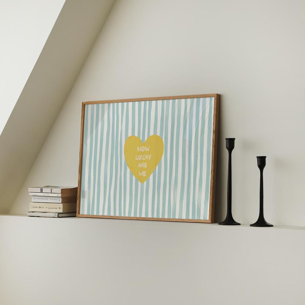 Lovely Trendy Red Heart Canvas Art Paintings Aesthetic This Is My Happy Place Wall Posters Prints for Living Room Home Decor