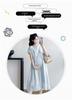 2026 Summer Korean Maternity Midi Dress: Simple, Fashionable, Loose, Plus Size, Slimming