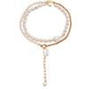 European and American Pearl Necklace Light Luxury Niche High-end Retro Jewelry Irregular Baroque Pearl Necklace