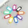 50 PCS Plastic Key Tags Split Ring ID Label Keychains for Organizing Locker Mailbox Apartment Office Home Keys