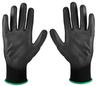 PU coated garden gloves, size 11"