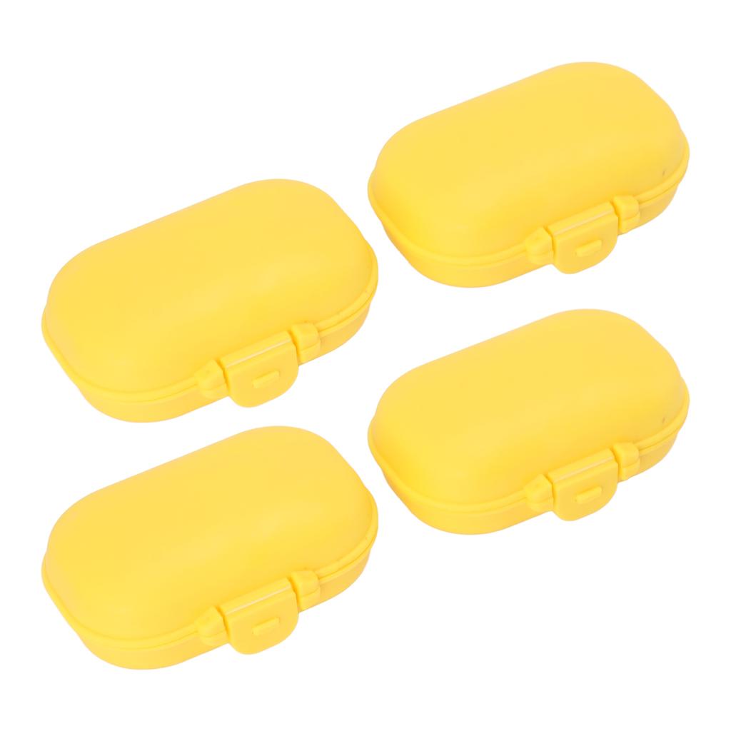 7PCS Medicine Case Portable Detachable Safe Mini 4 Compartments Medicine Organizer for Outdoor Travel