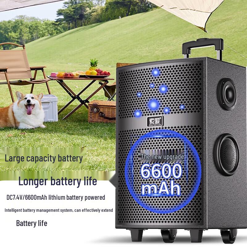 Soaiy SA-X97A 15-inch Outdoor KTV Bluetooth Speaker CN Plug (adapter Included)