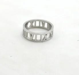 Anello Minimalista in Acciaio Inossidabile a Forma di Cuore Amore Vuoto per Donne Anelli con Zirconi Intarsiati Colore Oro Impermeabile Gioielli Moda Romantica