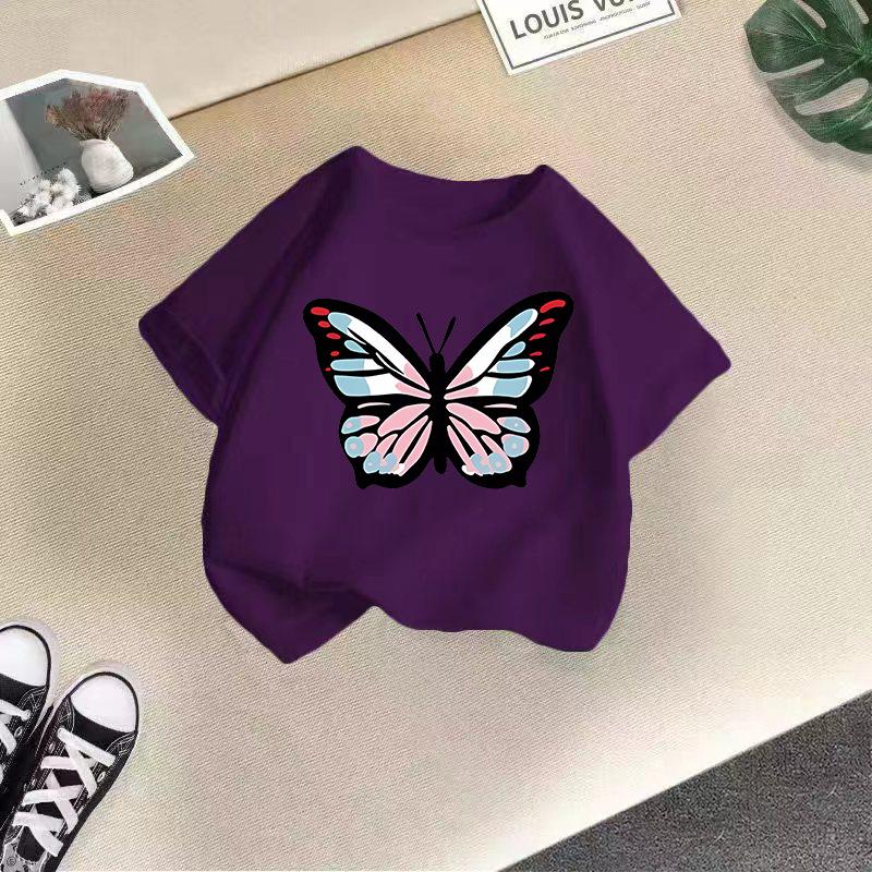Children's Casual Short-sleeved T-shirt - Summer Girls' Fashionable T-shirt