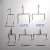 ZISIZ 304 Stainless Steel Double Roast Duck Hanging Hooks, 10-Pack