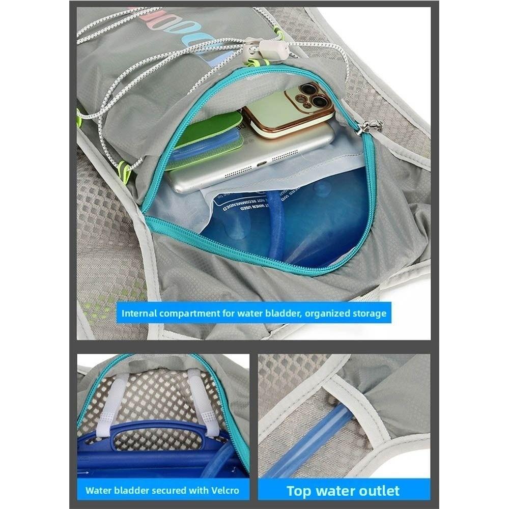 Ultra-light Hydration Pack Breathable Hydration Jogging Vest  Hiking Camping Fitness