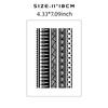8PCS Waterproof Stripe Tattoo Stickers Lasts for 2 weeks Flower Tattoo Stickers  Gifts