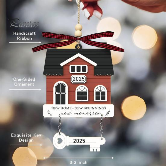 Wedding Gifts First Christmas Married Ornament Wooden Hanging Car/House Decoration Mr. And Mrs. Gift for Newlywed Bride