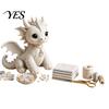 Kids Sea Animal Kit DIY Patchwork Doll Kit, Handmade Gnome Sewing Set Crafts for Home Decor, Fabric Cartoon Dragon Beginner