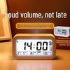 Smart Large Volume Silent Multifunction Alarm Clock for Dorms & Kids