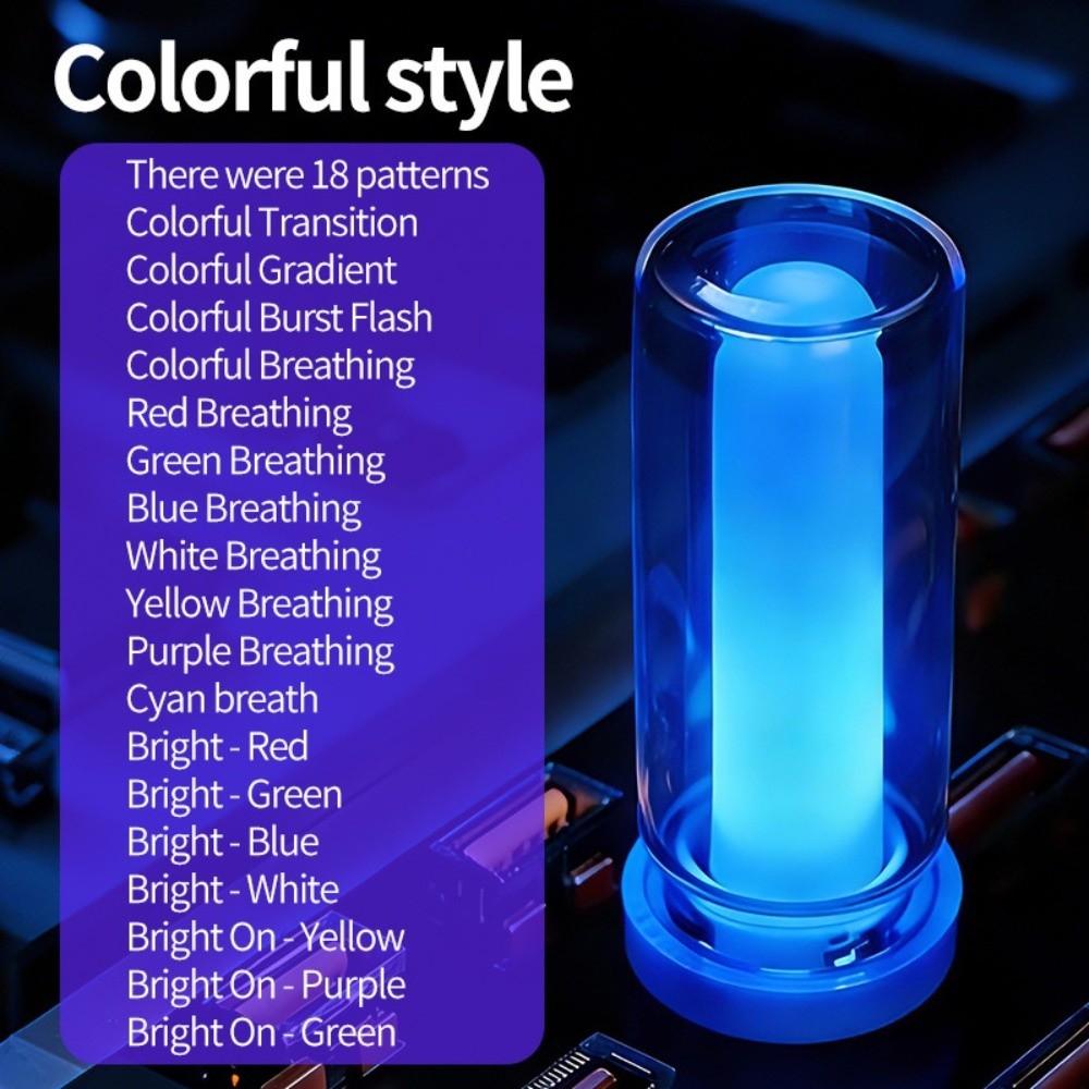 Multicolor Car Interior Light Touch Switch USB Led Light Car Ambient Lamp for Home Decoration A