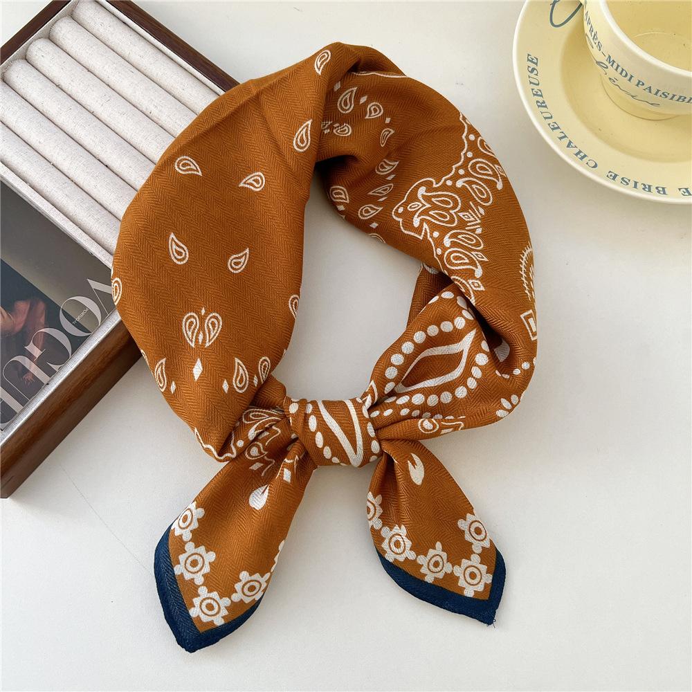 65*65cm Square Hair Scarf Cotton Bandanas Hairband Headband Hairscarf Headscarf Turban Shawl Wrap