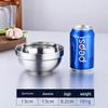 304 Stainless Steel Double-Layer Anti-Scald Bowl