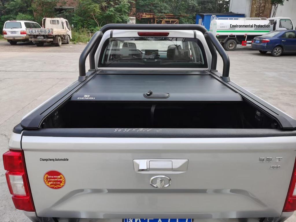 Universal Waterproof Roll-Up Truck Bed Cover - Anti-Theft, Fits Multiple Models