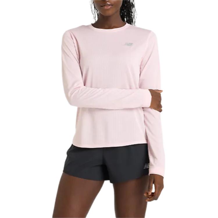 New Balance Regular T Shirt Women s Light Pink WT41256-RUH L