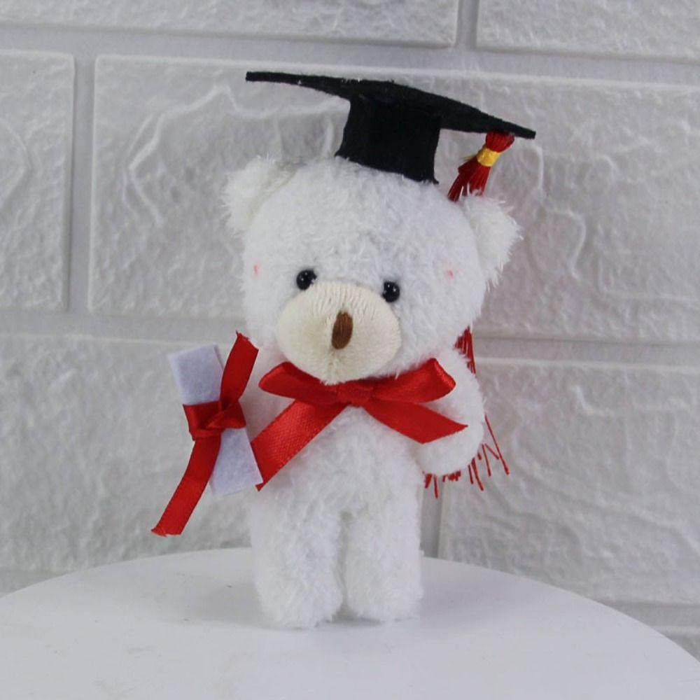 13cm Graduation Bear Dr. Bear Cartoon Lovely Bear Soft Graduation Bear Dolls  Kindergarten