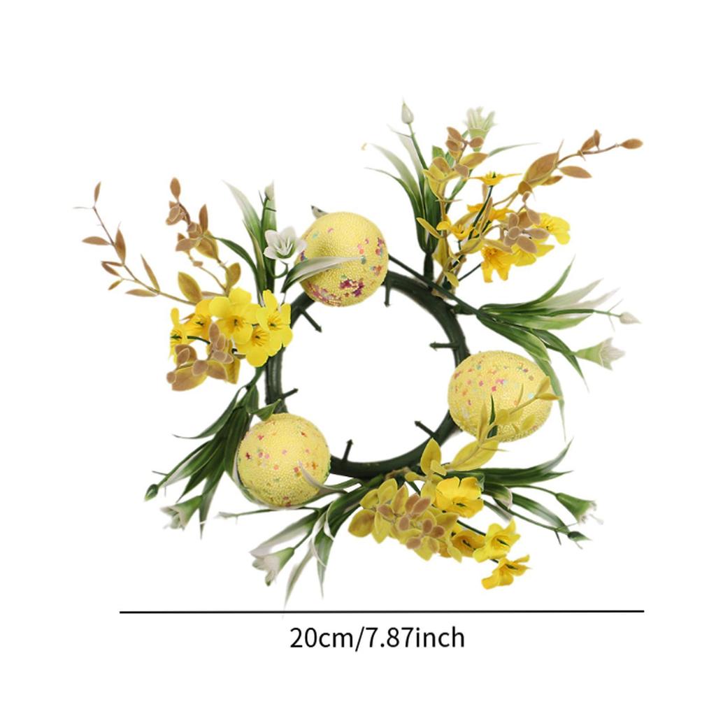 Osterkranz Haustür Künstlich Party mit bunten Eiern Außen Hängende Girlande für Tisch Veranda Zuhause Bauernhaus Fenster