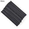 50Pcs/Set Eyeliner Brush Disposable Nail Art Painting PP Professional Make Up Brush Liner for Beauty