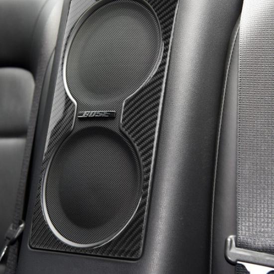 Carbon Fiber Interior Rear Center Speaker Cover Trim For Nissan GT-R R35