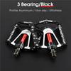 WEST BIKING Ultralight Bicycle Pedal CR-MO Axle 3 Bearings Bike Pedal Anti Slip Racing Pedal MTB Gravel Road Bike Accessories