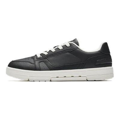 Breathable Comfortable Trendy Wear-Resistant Low-Top Skate Shoes Men Sneaker Black White 112528018-3