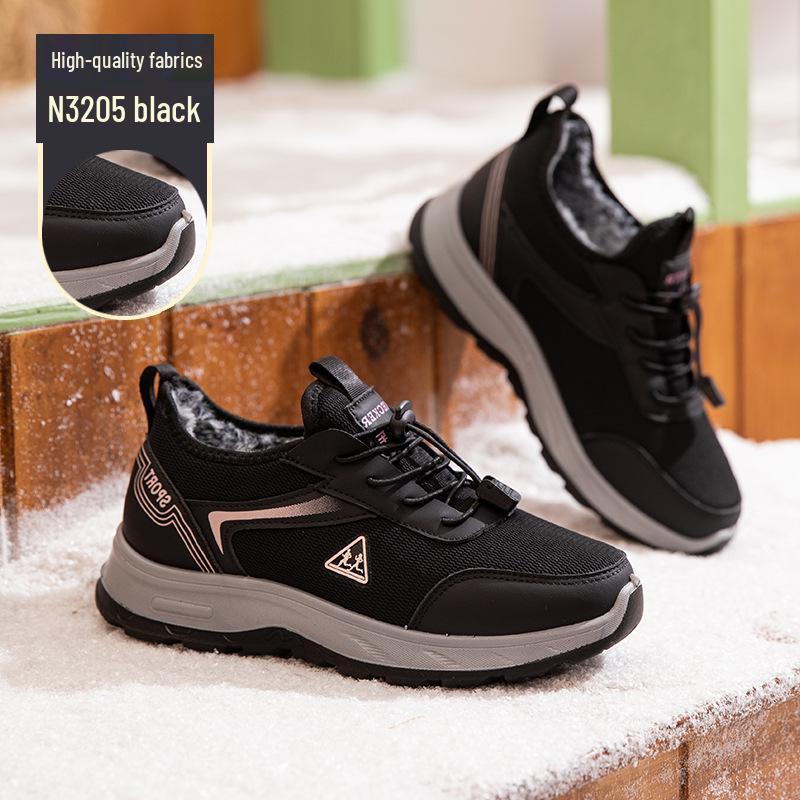 Women's Winter 2025 Lightweight Walking Shoes - Soft Sole, Breathable, Casual Sneakers for Middle-Aged and Elderly.