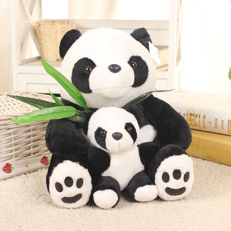 Panda Large 38cm Teddy Bear Cuddly Plush Stuffed Animal Soft Toy Kids Xmas Gift