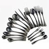 4Pcs Sugar Scoops Shiny Black 18/10 Stainless Steel Dinner set Teaspoon Soup Dessert Scoop Coffee Scoop Kitchen Accessories