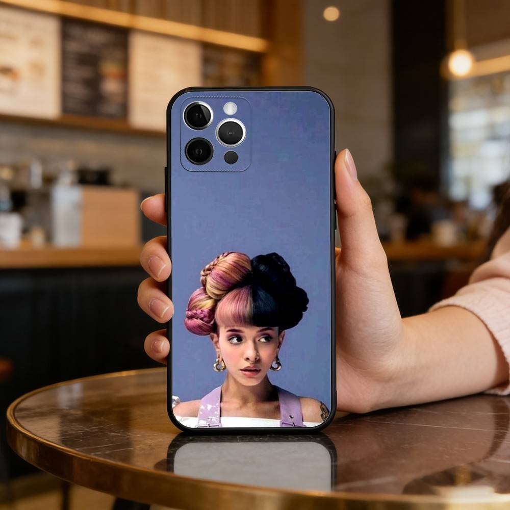 Singer M-Melanie M-Martinez Soft Silicone Black Cover,Phone Case For iPhone 17,16,15,14,13,12,11 Plus,Pro Max,XS
