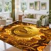 Galatasaray FC Design Crystal Velvet Rug Soft Decorative Mat for Bedroom Entrance