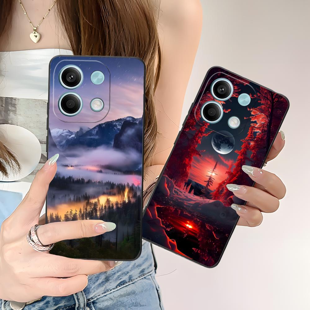 Mountain Forest Mobile Phone Case for POCO F7 F6 F5 F4 F3 F2 Pro GT C75 C71 C65 C61 C40 Pro Ultra Colorful Printing Cover Cover
