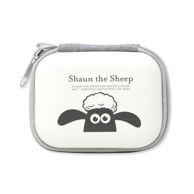 Grand Cinq Shaun the Sheep Gadget Pouch SS, Compact, Hard Storage Pouch for Accessories, Perfect for Travel and Business Trips
