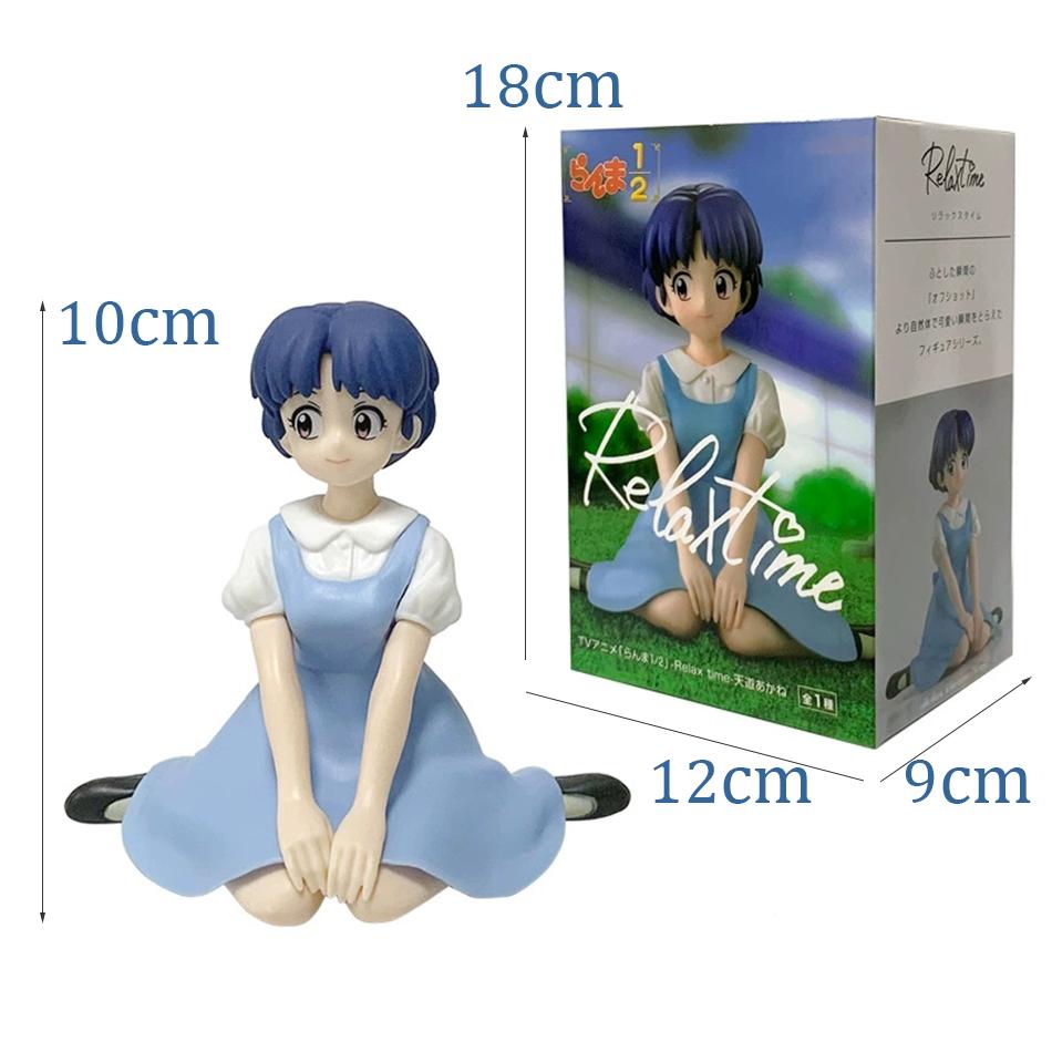BANDAI BANPRESTO Ranma 1/2 Relax Time Shampoo Tendou Akane Ranma PVC Figure Model Collector Figurine Toy Gifts