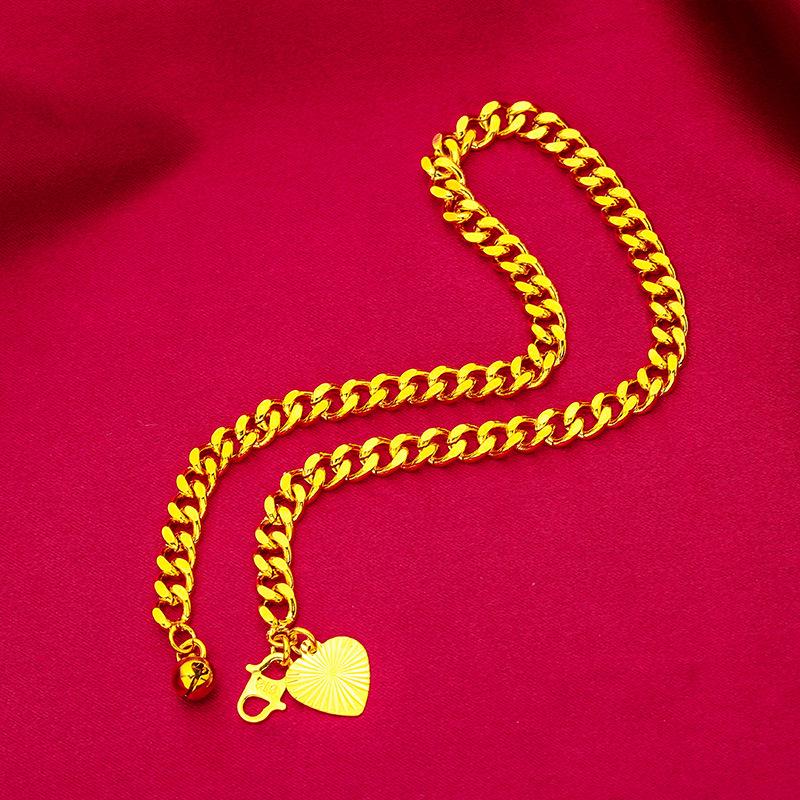 Vietnam Shajin Women's Cross-Border Jewelry Flat Anklet with Pendant