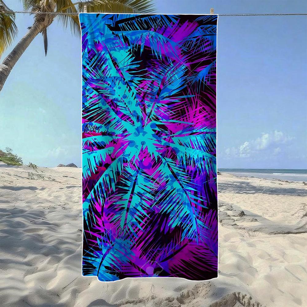 

Abstract Floral Beach Towel, Soft Quick-Drying, Perfect For Portable Outdoor Travel, Swimming, Camping And Summer Beach W40*H60(CM)