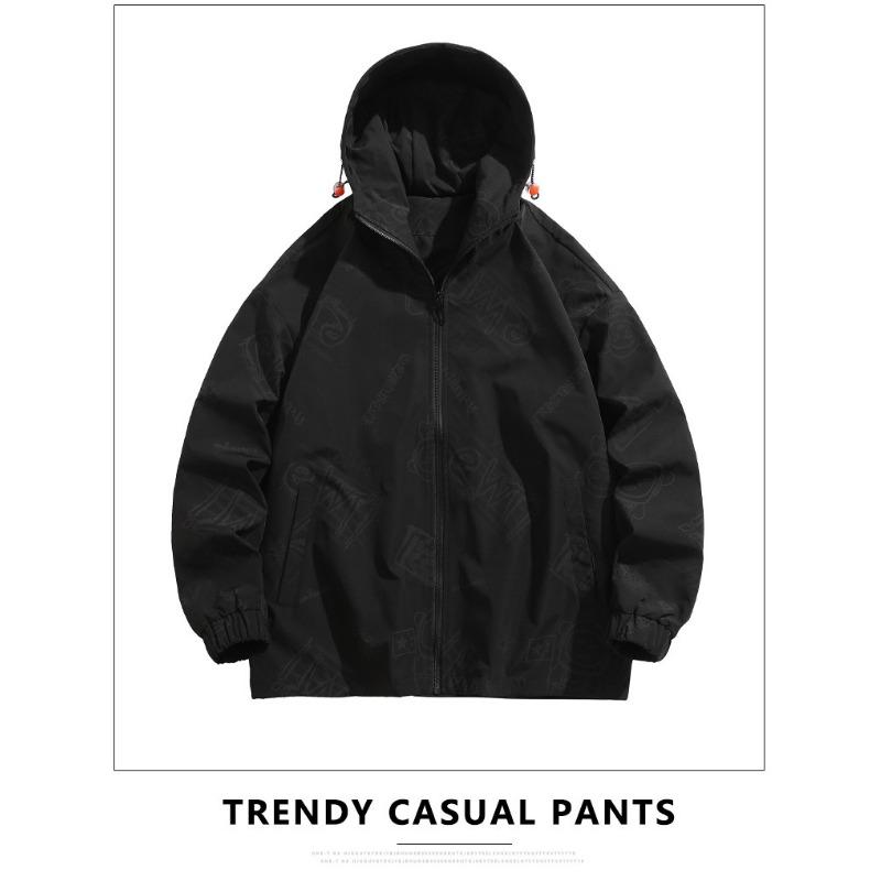 

Осенняя куртка мужская осенняя верхняя одежда для активного отдыха в корейском стиле модная повседневная куртка с капюшоном мужская большого размера 3XL