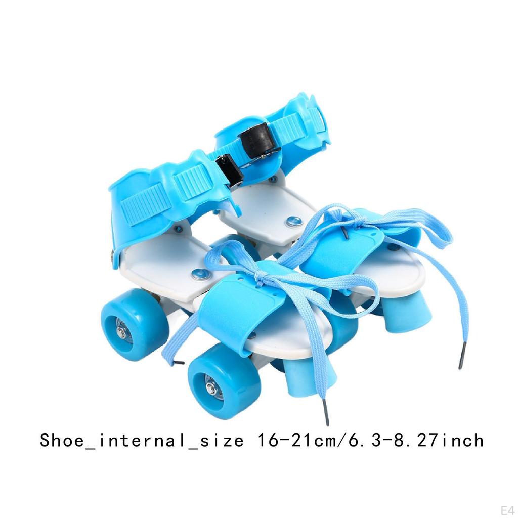 Dětské kolečkové brusle, dvouradové, lehké a pohodlné, čtyřkolečkové chrániče pro děti,